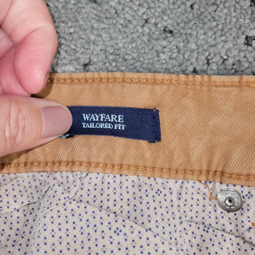 Peter Millar Pants Mens 38x30 Brown Wayfare Tailored Fit Tencel Blend Stretch